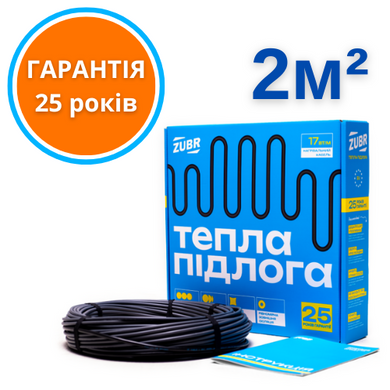 Нагревательный кабель для теплого пола ZUBR DC CABLE 270