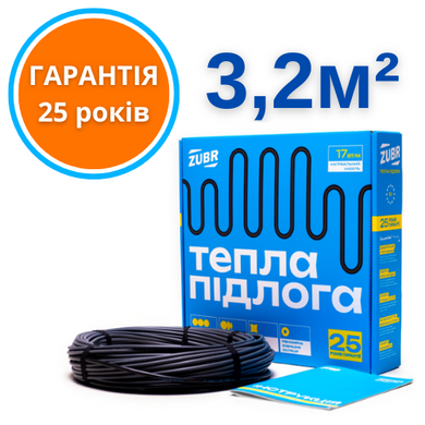 Нагрівальний кабель для теплої підлоги ZUBR DC CABLE 440